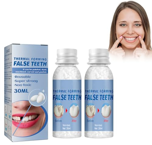 Diente Temporal, Kit De Reparación Temporal Para Dientes, Perlas Termofusibles Moldeables, Kit De Reemplazo De Dientes Para La Restauración Temporal De Dientes Faltantes Y Rotos