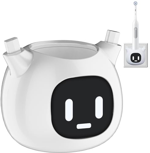 Teeteck Electric Toothbrush Charger - Inductive Wall Charger Compatible with Philips, Oral-B, AQUASONIC & More induction Charging Electric Toothbrush,TypeG 3-Pin Plug in Charger(White)
