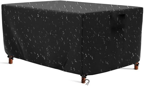 Abdeckung für Gartenmöbel, 40 x 40 x 40 cm, wasserdicht, winterfeste Schutzhülle, UV-beständig, 420D Oxford-Gewebe, Plane für Gartentisch, Terrassenmöbel, Lounge-Sofa, robuster Schutz für Ih