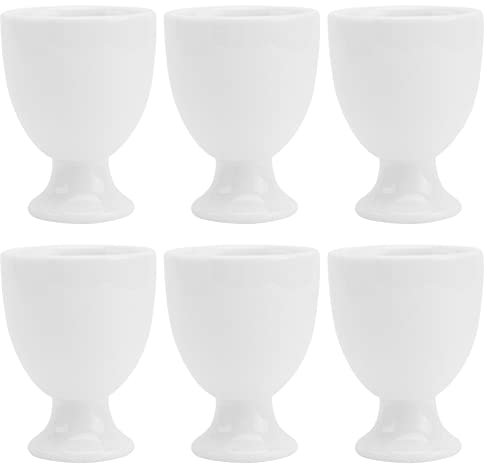 Garneck Tazze in Porcellana di Alta qualità Set di Vassoi da 6 Pezzi con Piatto Rialzato per La Collezione Shell Eleganti per La Cucina