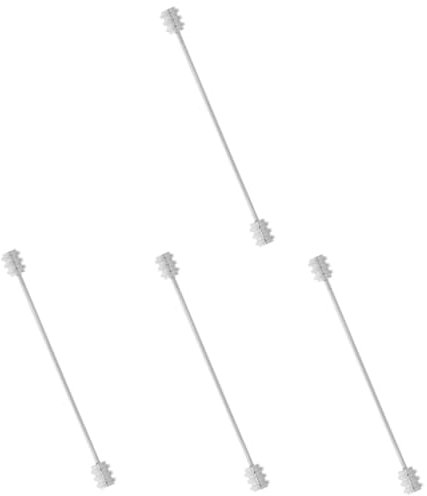 FOMIYES 4 Stück Krawattennadeln Kragennadeln Broschen Reversnadeln Kragen Krawattenhalter Für Jungen Goldene Krawattenklammer Krawattenklammern Dicker Kragen Für Damen