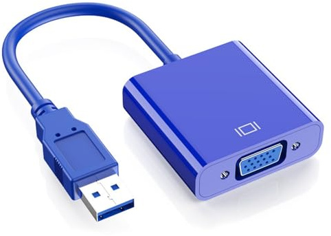 Zuoeay Portatile USB3.0 A VGA Video Adattatore Cavo Convertitore Filo Linea di Conversione Per Migliorare Stazioni di Lavoro E Home Theater USB A VGA Converter