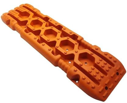 Bergungsbretter für Geländefahrzeuge Robustes, hochfestes 105 cm großes Offroad-Zubehör for Autos, Traktionsbretter, Schienenrettung, 4x4, Notfall-Rettungswerkzeug, Schnee, Sand, Schlamm(Orange)