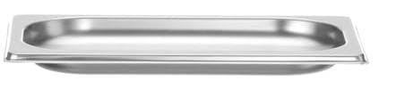HENDI Gastronormbehälter, sehr robust, 0,6L, GN 1/4, (H) 20mm, Edelstahl | Geeignet für Chafing Dishes, Bain-marie, Backöfen, Gefrierschränke, temperaturbeständig von -40° bis 300°C, 265x162mm