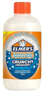 Elmer’s Crunchy Slime Activator | Washable & Kid-Friendly Magical Liquid Glue | 98 g Bottle
