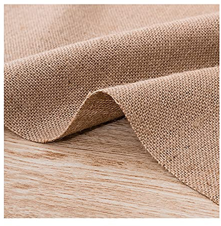 Paño De Yute Tela De Arpillera Natural Cáñamo Grueso Materiales De La Bolsa De Arpillera Tela De Bricolaje Hecha A Mano Decorativa Vintage（100x150cm）(Color:Style 3)