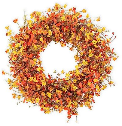 22 Inch Fall Wreaths for Front Door Boho Fall Wreath Autumn Wreath
