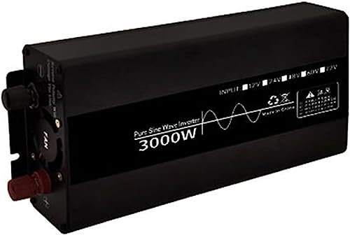Solar Wechselrichter 3000W 3500W 4500W 7000W 10000W 12V 24V 48V auf 220V 230V Spannungswandler Reiner Sinus Inverter Power Konverter mit LCD-Display wechselrichters für Haus,Büro (48V,3000W)