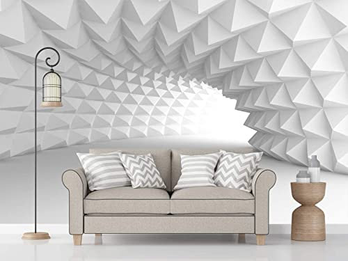 Fototapete 3D Effekt 3D Geometrische Grafiken Tapeten 3D Effekt Vliestapete Wohnzimmer Schlafzimmer Wandbilder Wanddeko