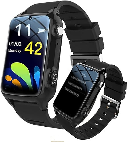 Personal Alarm Smart Watch For Elderly With SOS Button, Fall Detection Watch GPS Tracker For Dementia, Fitness Watch With Heart Rate Blood Pressure, IP67 Waterproof 16Serene