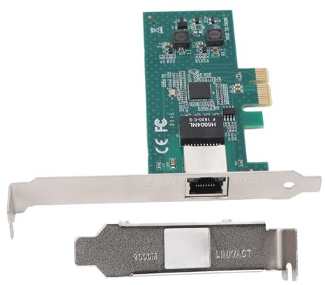 Scheda di Rete PCIe X1, Trasmissione Veloce, Bassa Occupazione della CPU, Scheda di Rete PCI Express con Chip 82574, Scheda di Rete Gigabit Ethernet, per PC Desktop