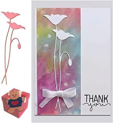 2 x Blumenblatt-Stanzformen, Schablonen für Bastelarbeiten, Scrapbooking, Fotoalbum, dekorative Prägepapier-Stanzformen für Kartenherstellung, Schablonen, Stanzen, Scrapbooking