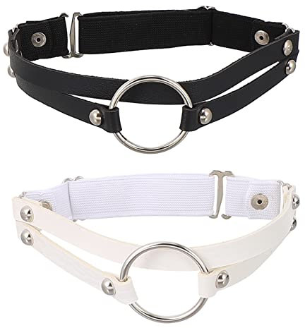 WRITWAA 2 Stück Damen-beinbänder Verstellbarer Oberschenkelring Punk-beinband Damen-beindekor Hergestellt Aus Hochwertigem Kunstleder Langlebig Und Größenverstellbar Passt Den Meisten Dame