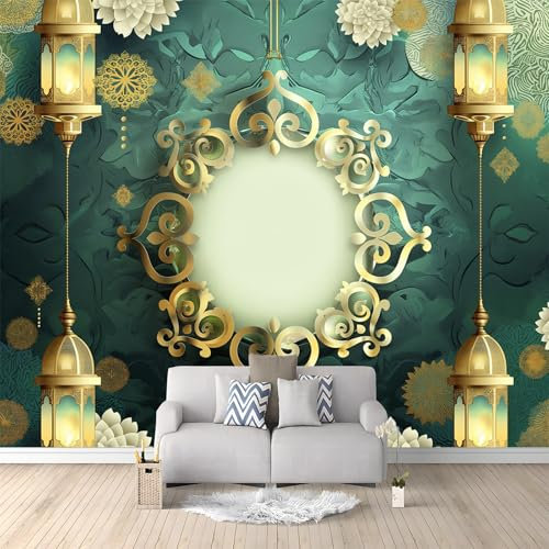 Fototapete Grün8d Effekt Wand Dekoration 400 x 280 cm Vlies Tapeten Moderne Wandtapete Wohnzimmer Schlafzimmer Fototapete