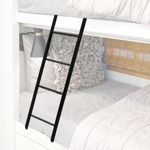 LSBBTBYA Scala per Letto a Castello, Scala a Castello, Scale a Castello sospese con Ganci, Scala a Castello a 4/5 gradini per Letto Interno del dormitorio e Letto a soppalco, carico 440 lib