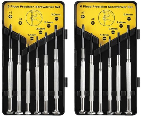 12 Stück Mini Schraubenzieher Set, Feinmechaniker Schraubendreher Set Brillen Schraubenzieher Reparatur klein Uhrmacher Schraubendreher Set, Computers Feinmechaniker Werkzeug Set, für Brille Uhren usw