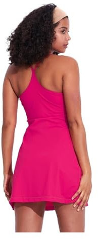 Damen Tenniskleid Gepolstertes Ensemble-Tennisrock-Kleid mit Shorts und Tasche, Badminton-Outfit for Damen, Golf, Fitness, Outdoor-Trainingskleidung, Sportbekleidung Golfkleid FüR Sport Tennis Golf Ba