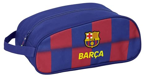 Safta F.C. Barcelona 1ère équipe 25/26 – Sac à Chaussures Ovale, Multifonction, pour Sport, extrascolaire, Football, Confortable et Polyvalent, 34 x 18 x 15 cm, Bleu/Grenat, M, Décontracté