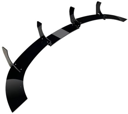Auto Heckspoiler Flügel Spoiler Heckspoiler-Diffusorlippe für VW für Golf 5 R32 MK5 2005-2008 Auto für schwarz glänzende untere Kofferraum-Splitterhalterung Zierleiste
