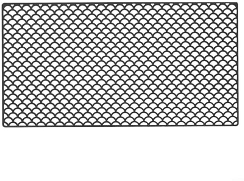 RichVibe - Tappetini in silicone per lavandini con aperture di scarico personalizzate 76 cm x 40 cm Protezione per lavello Protezione per stoviglie Cuscinetto per lavello da cucina (nero)