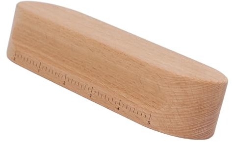 ZJchao Clapet de Tailleur en Bois Dur pour le Pressage du Tissu, l'aplatissement des Coutures de Couette et le Réglage de la Vapeur, Outil de Couture Multi-usage (Hêtre)