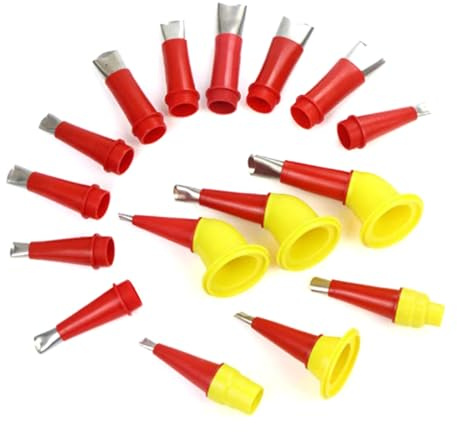 Set Ugelli Per Calafataggio Multidimensione Costruzione in Acciaio Inossidabile Con Base in Plastica Durevolezza Accessori Per L'applicazione Sigillanti Applicatore Sigillante Siliconico