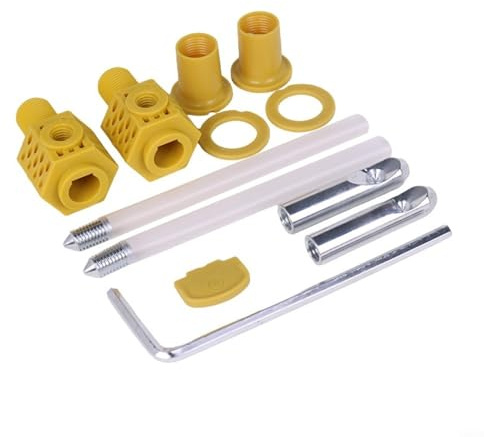 Entgoinggo Kit di fissaggio per WC, montaggio a parete, con fissaggio a fissaggio, meccanismo di blocco sicuro per sedile WC sospeso per bagno