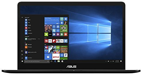 Asus 90NB0ET2-M01330 35,56 cm (14 Zoll) ZenBook Pro Ultrabook (Intel Core i7-7700HQ, 16GB RAM, NVIDIA Geforce GTX1050, Win 10 Home, QWERTZ (german keyboard)) schwarz