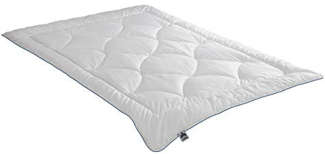 Irisette Steppbett Textilfaser weiß Größe 155x220 cm