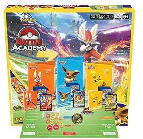 Pokemon TCG #80906 Battle Academy 2022 Juego de mazos - (3 barajas) 180 cartas totales
