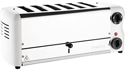 Rowlett 2.6kW Esprit Toaster 6-Slot with 2x Additional Elements & Sandwich Cage | White | CH186