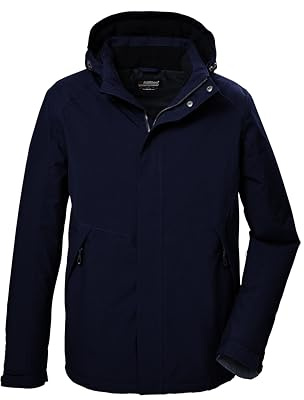 Killtec KOW 4 Herren Kapuzenjacke Funktionsjacke blau blau
