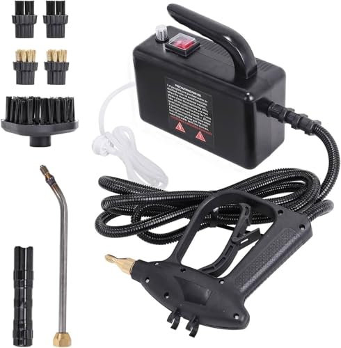 Máquina de limpieza portátil de alta temperatura, limpiador a vapor de superficies, herramientas multisuperficie incluidas for eliminar la suciedad, for limpiar cocina, sofá, asiento de coche(1700W)