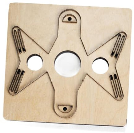 Modello di taglio for pelle in legno multifunzione, modello di borsa piccola riutilizzabile, modello di taglio artigianale in pelle per