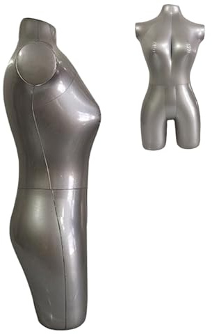 Demsyeq Aufblasbare weibliche Schaufensterpuppe | Lebensgroße Schaufensterpuppe für Cosplay-Kleidung – wiederverwendbares Display Modell für Jacke, Bekleidungsgeschäft, Theke, , Schmuck