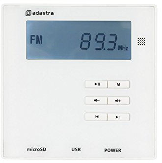 Wall Mount PA Amplifier System with 2x Ceiling Speakers USB SD FM Bluetooth Music Radio For Home/Shop + FREE Speaker Cable