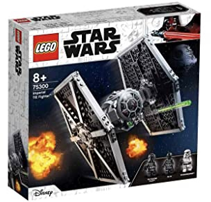 LEGO 75300 Star Wars TIE Fighter Impérial, Jouet de Construction, Vaisseau Spatial, avec Minifigurines Stormtrooper, Droïde et Pilote, Saga Skywalker