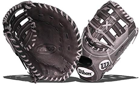 WILSON Herren A1000 1620 (1B) Baseball-Handschuh, Blonde/Schwarz – Standardhandschuh, 12.5