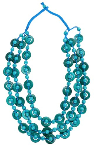 VALICLUD Guscio di Noce Collana Boemia A Più Strati con Perle Boho per Le Signore