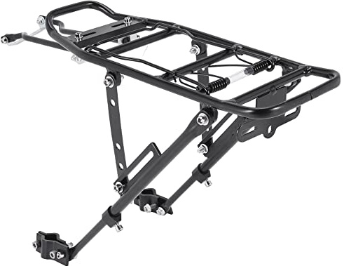 POOSR Fahrrad GepäCkträGer Scheibenbremse Aluminium Legierung Fahrrad GepäCkträGer Rennrad Faltbare FahrräDer GepäCk TräGer GepäCk Ablage