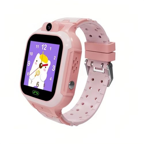 4G Kids Smart Watch GPS Tracker, IP67 Vattentät 1,44 Tums Pekskärm Smartwatch med 2-vägs Röstvideosamtal, SOS School Mode Stegräknare WiFi Larm Kamera Pojkar Flickor Armbandsur