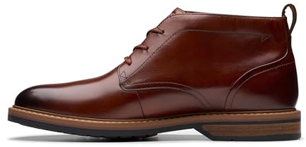 Clarks Premium Botas Aldwin Chukka para hombre, Mid Tan Lea, 6 UK, Mid Tan Lea, 39 1/3 EU