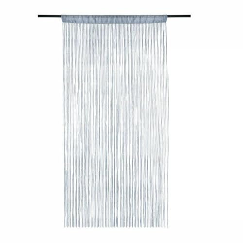 LPHFDCS Cortina Cuentas Cortina de Cristal con borlas Brillantes for Puerta, Ventana, Divisor de ambientes, decoración del hogar, 200 x 100 cm Cortina De Cuentas De Cristal(Gray)