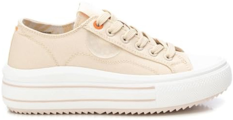 REFRESH - Zapatilla Mujer Beige - Calzado Cómodo y Versátil - Moda Casual - Modelo 17271905 (Talla 38)