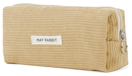 GMYIAK Kord-Bleistifttasche FedermäPpchen MäDchen GroßEs FedermäPpchen Mit ReißVerschluss FüR Jungen MäDchen Erwachsene Studium Must Haves Schule Schulsachen Aesthetic MäPpchen Teenager(Braun)