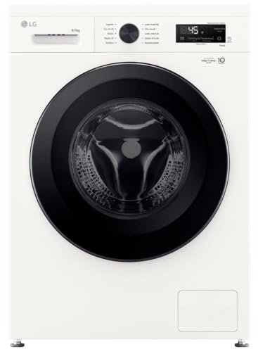 LG W4X1095NWK - Lavadora Secadora Inverter Direct Drive 9/5kg, 1400 rpm, 6 Motion, Vapor Steam, Wi-Fi ThinQ, Clasificación A (Lavado) E (Secado), Serie 140, Blanco