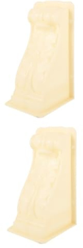 PartyKindom 2 Stück Balkenform Betongussform Villa Schalungsform Dekorative Konsolenleiste Lufttrockener Ton Zementformen für Beton Landschaft Konsolenform DIY Konsolengussform Plastik Beige