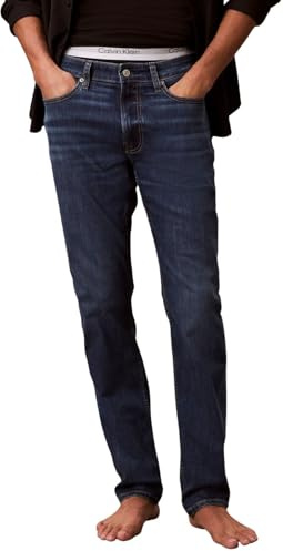 Calvin Klein Vaqueros Hombre Dark Irving Slim Fit, Azul (Dark Irving), 29W/32L