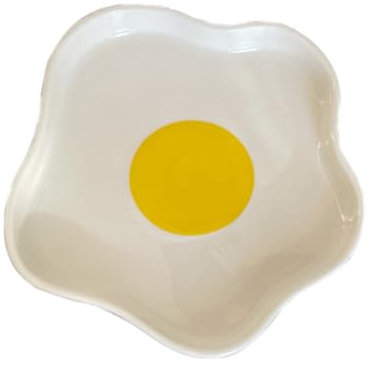 OUNONA Piatto in Resistente Vassoio da Portata Irregolare Forma in Camicia Stoviglie Decorative per Colazione e Uso Quotidiano in Ristoranti e Bar