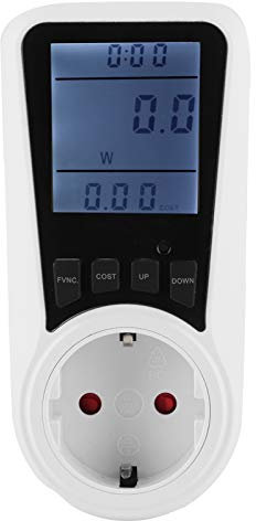 Fictory LCD Power Meter Plug, Voltage Current Tester for Accurate Electricity Usage, AC230V